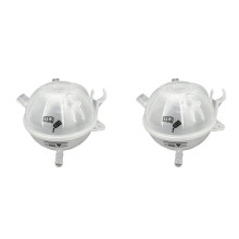 2X Car Engine Radiator Coolant Reservoir Tank Bottle 1K0121407A for MK6 MK5 CC