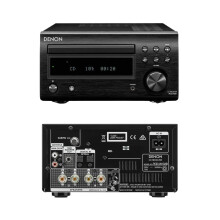 Denon D-M41DAB HiFi System, CD Player with Speakers, Audio Receiver, Bluetooth, 2x30W + Subwoofer PreOut, FM/DAB/DAB+ Tuner, 2x Optical Input, Headph