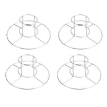4 Pcs Beer Can Chicken Holder for Grill Smoker Oven Vertical Stainless Steel Beer Butt Chicken Holder Stand for Grilling