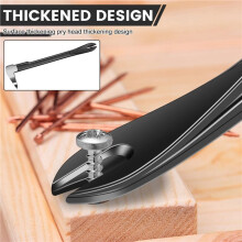 5X Multifunctional Pry Bar Edc Prybar Crowbars Remover Staple Cat Paws Nail Puller Hand Pulling Crow