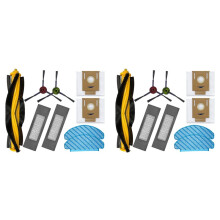 2 Set for Deebot T8 AIVI T9 AIVI N8 Pro AIVI N9 N10 Main Brush, Side Brush, Filter, Mop Cloth Dust Bag