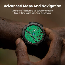 Amazfit T-Rex 3 Outdoor Smartwatch 48mm AMOLED Display, Offline Maps & Navigation, 6 Satellite Systems Dual Band GPS, 27 Days Battery Life, NFC Payme