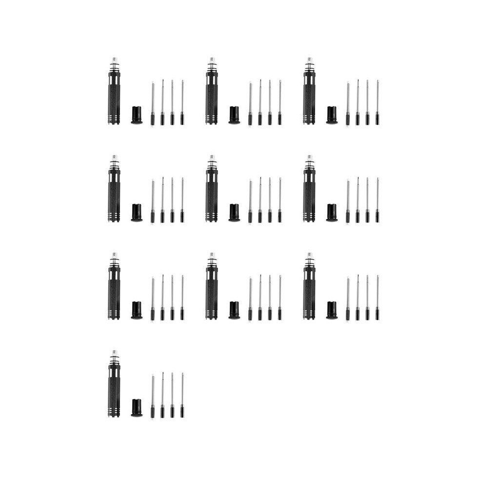 10X 4 In 1 Hexagon Socket Screwdriver Set Hex Driver H1.5 H2.0 2.5 H3.0mm Modeling Making Tools For Rc Plane 4711502363963