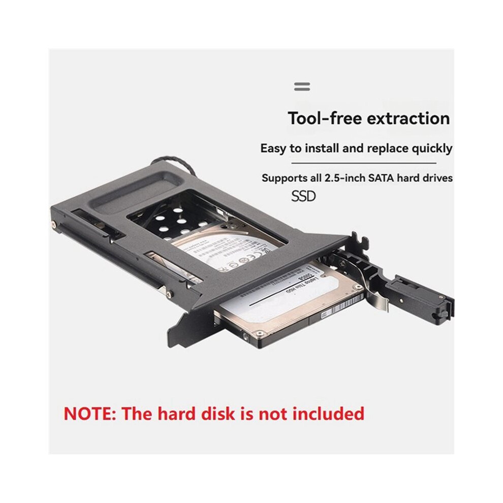 2X Pci Slot Mobile Rack Support 2.5 Inch Hdd Ssd For Pc Expansion Slot Sata3 6Gbps Connector Hotswap 6031540195745