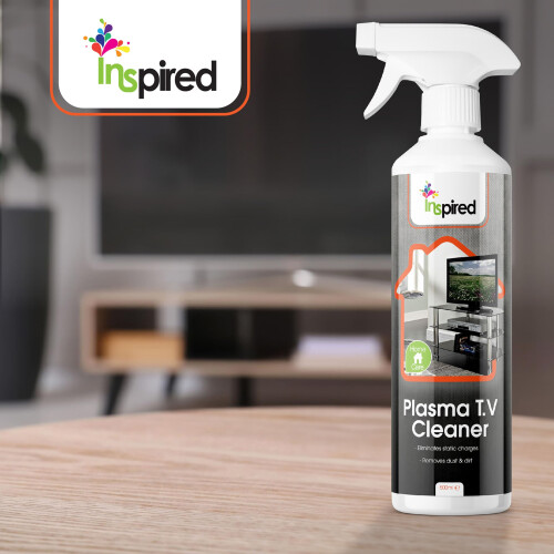 Inspired Plasma TV Screen Cleaner and Anti-Static - 500ml, White 2