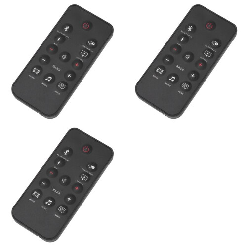 3X Wireless Remote Control for  Cinema SB150 Audio System Player Controller Black