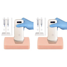 2X Ultrasound-Guided Vascular Puncture Training Model, Ultrasonic Simulator with Blood Vessels, for Medical-Education
