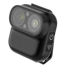 Stirnlampe, Kamera-Stil, Wasserdicht, Wiederaufladbar, Lange Akkulaufzeit, Outdoor-Stirnlampe mit Sensor für Angler