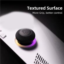 8X Zestaw Uchwytów na Kciuki Convex Thumb Cap Joystick Cover Thumbstick do Ally Czarno-Biały