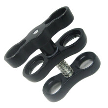 2pz 1 Pollice Testa A Sfera Farfalla Clip Adattatore Braccio Luce Subacquea Staffa Supporto per per Action SLR Camera Subacquea