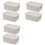 6X Stackable Storage Baskets Portable Stackable Closet Organizer Kitchen Organization Supplies Playroom Bins Home 1