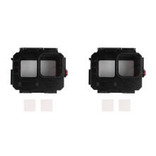 2pcs 80M Waterproof Case Aluminium Frame Protective Case Underwater Diving Housing for GoPro12/11/10 GoPro13 A