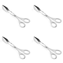 4X Voedseltangen, Barbecuetangen, Buffetkeukenbroodtangen, Hotelsteaktangen, Barbecuesaladetangen