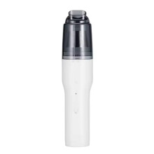 Aspirateur de Marc de Café Portable Sans Fil Blanc pour Bar/Voiture/Bureau