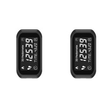 2X 3D-Stegräknare med LCD-Skärm för Promenader, Löpning, Fitness, Noggrann Steg- och Kalorimätare