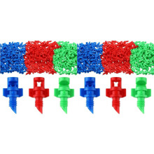 600 Pcs Misting Nozzle Sprayer 90/180/360 Degree Atomizing Sprinklers Drip Ring Irrigation Emitters Nozzle