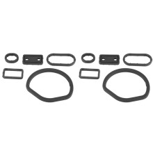 2X Car Filter Seal Kit Oil Cooler Gasket for W203 W211 W220 W163 1121840261 1121840361 Parts