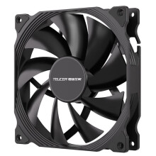 4X TEUCER AF14025 PC Cooling Fan 4PIN PWM 140mm Computer Case Cooling System Fan Low Noise PC Gamer CPU Cooler Black