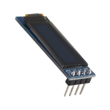 2X Display Module 0.91 Inch SSD1306 OLED Display Module OLED Screen Driver 3.3V,White Font