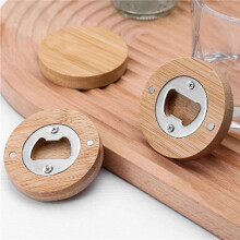 4X Apribottiglie Sottobicchiere A Forma Rotonda, Magnete per il Frigorifero, Decorazione Apribottiglie, Decorazione Apribottiglie per Birra,