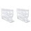2X Automatisch Scrollend Eierrek Eiermand Container Oprolbaar Koelkast Eierdispenser Keuken Thuis Transparant 1