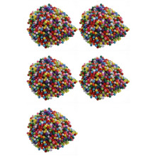 5000 Pz 10 mm Misto Colore Morbido Soffici Pom Pom Pompons per Bambini Mestieri