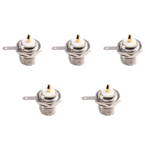 UHF Female SO239 Flange Mount RF Connector Adapter Test Converter Panel Chassis Mount Handle RF Coax Cable 10Pcs 2