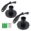 Desktop Lamp Base, Small Industrial Table Lamp Base Only, Simple E27 Screw Light Socket Bulb Holder Base 6 Pack US Plug 2