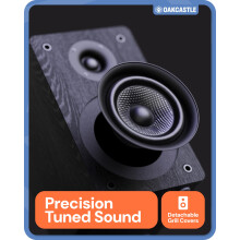 Oakcastle DAB400 HIFI System | CD Player with Speakers | DAB & FM Radio with Bluetooth, USB & AUX Playback | Micro Hi-Fi Music System with LCD Displa