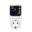 2X Tuya WiFi  Socket Voltage & Current Protector Stabilizer Multifunctional Power  Meter Plugue UE 2
