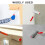 4x Bleed Roller for Compensating Compound 23 cm - Spike Length 14mm Bleed Roller and Spiked Roller Compensating Compound 9