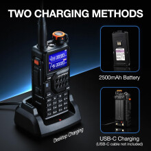 BAOFENG K5PLUS 10W Dual-Band Ham Radio Long Range, CHIRP Compatible