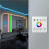 5X RF Touch Panel RGB LED Controller Kit, RGB LED Strip Lights Controller with RF Wireless Remote, for 5V 12V 24V 4-PIN 5
