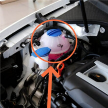 2X Car Engine Radiator Coolant Reservoir Tank Bottle 1K0121407A for MK6 MK5 CC