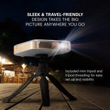 KODAK Luma 450 Portable Full HD Smart Projector, Wi-Fi, Bluetooth, HDMI and USB Compatible Mini Home Theater System Up to 150, 1080p Native Resolutio