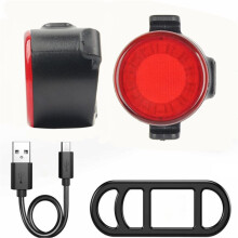 2X Bike Light Set, Super Bright LED Bicycle Headlight and Taillight Combo,Waterproof Front and Rear Lights