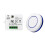 4X RF 433MHz Wireless Light  220V 110V 10A Relay Receiver  Round Button Wall Panel  Remote Control LED 2