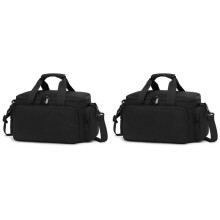 2X Camera Bag Shoulder Bag Water-Resistant Shock-Proof for Mirrorless Camera with Removable Dividers and Shoulder Strap