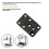 2X Enhanced Durability Hotend Base for  A1/A1  Composite Stone Material 3D Printer Parts 8