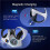 2X Ladestation für PSVR2-Controller mit Headset-Halter, Virtual-Reality-Ladestation für PSVR2-Headset-Display 6