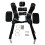 2X Scuba Diving Harness System Back Plate Diving Bracket for Snorkeling Adjustable Shoulder Straps Quick Release Buckles 9