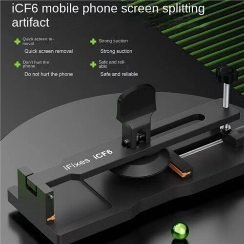 10X ICF6 Universal Mobile Phone Screen Opener Tool Without Heating Strong Sucktion Free Adjustable LCD Display 2
