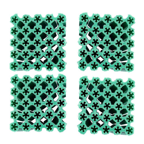 Mounting Screws Green 6 mm Non-Slip Plastic Dowel 400 Pieces