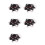 100 Pcs Black 2-Wired 1x AA Battery Case Box Holder 1