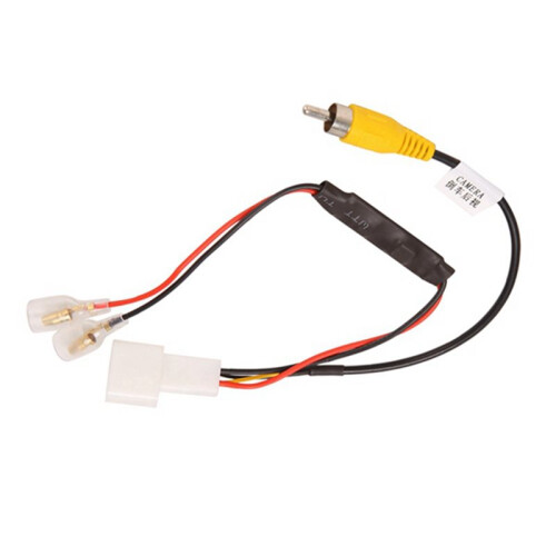 6Pcs 4 Pin Car Reverse Camera Retention Wiring Harness Cable Plug Adapter Connector Fit for