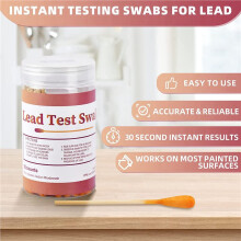 Lead Test Kit Swabs - Lead Paint Test Kit, Lead Check Swab for Home Use, Test Results in 30 Seconds (180PCS)