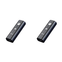 2X 5.0-Empfänger für 3,5-mm-Klinkenkopfhörer, Kabelloser Audioadapter, AUX-Musiksender für Kopfhörer, Autolautsprecher