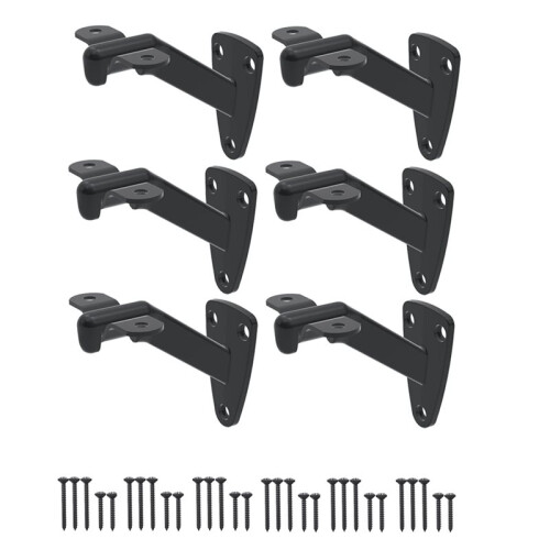Supporti per Corrimano per Scale - 12 Pezzi di Supporti per Corrimano per Scale Interne o Esterne, Supporti per Corrimano 1