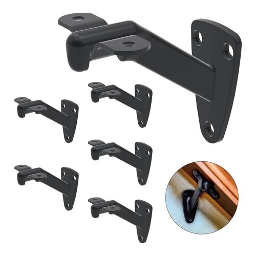 Supporti per Corrimano per Scale - 12 Pezzi di Supporti per Corrimano per Scale Interne o Esterne, Supporti per Corrimano 2