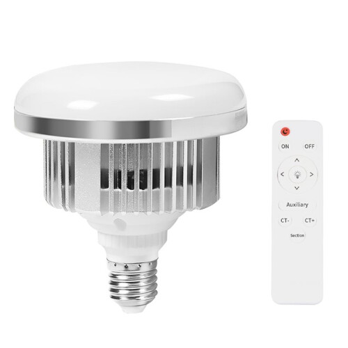 3X 85W LED Photographic Lighting Bulbs E27 Base Lamp with Remote Control Dimmable Daylight Bulb for Photo Studio Softbox 1